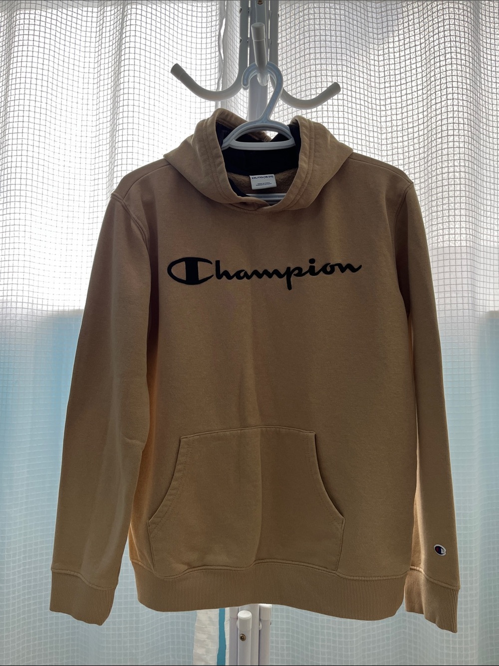 Champion Women’s Tan Logo Hoodie